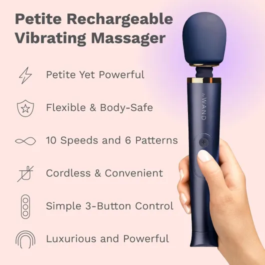 Le Wand Vibrator-54018950000 Vibrator Blue 25.4 cm Navy