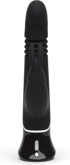Fifty Shades of Grey Greedy Girl Thrusting Rabbit Vibrator for Women, Black