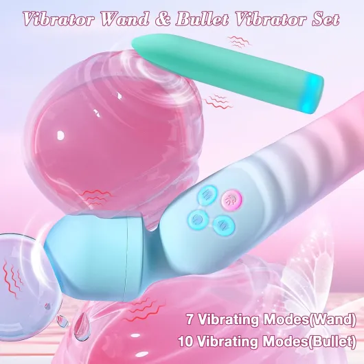 Vibrator Dildo Sex Toys - Adult Toy4couples Men & Women, Rabbit Anal Vibrators Bullet Stimulator for G Spot & Clitoris, Erotic Silicone Dildos Gay Butt Plug Prostate Massager with 7+10 Vibration Mode