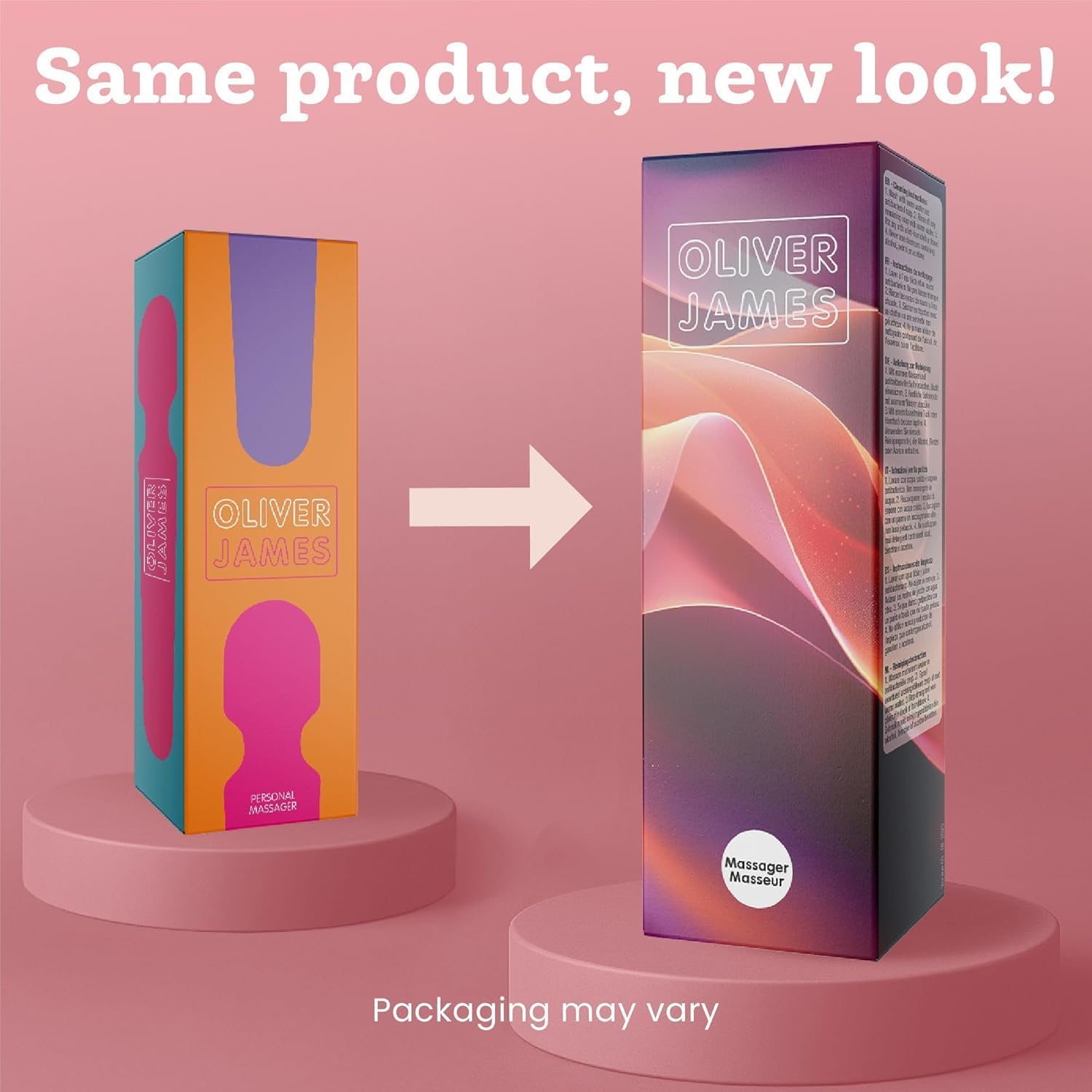 Wand Vibrator - 20 Vibration Modes & 8 Speeds, Vibrator Wand Massager for Clitoris Stimulation, Adult Sex Toys for Men & Women, Wireless Vibrators & Water-Resistant Adult Toy (Black) Classic Jet Black