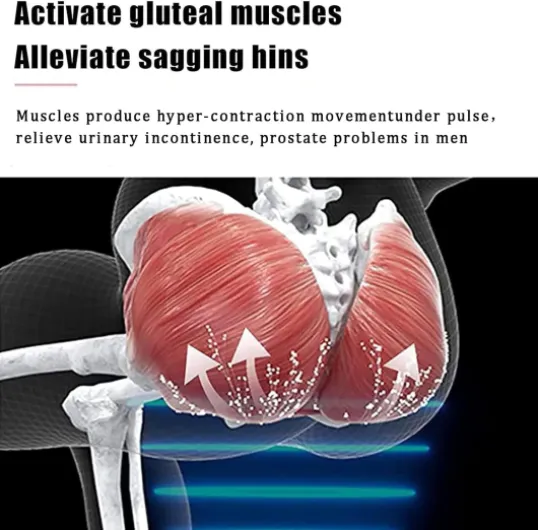 Pelvic Floor Muscles Contract Instrument, Pelvic Floor Muscle Corrector with LCD Screen and Button, Multiple Modes, Non-invasive Treatment and Rechargeable, for Postpartum,prostate Treatment