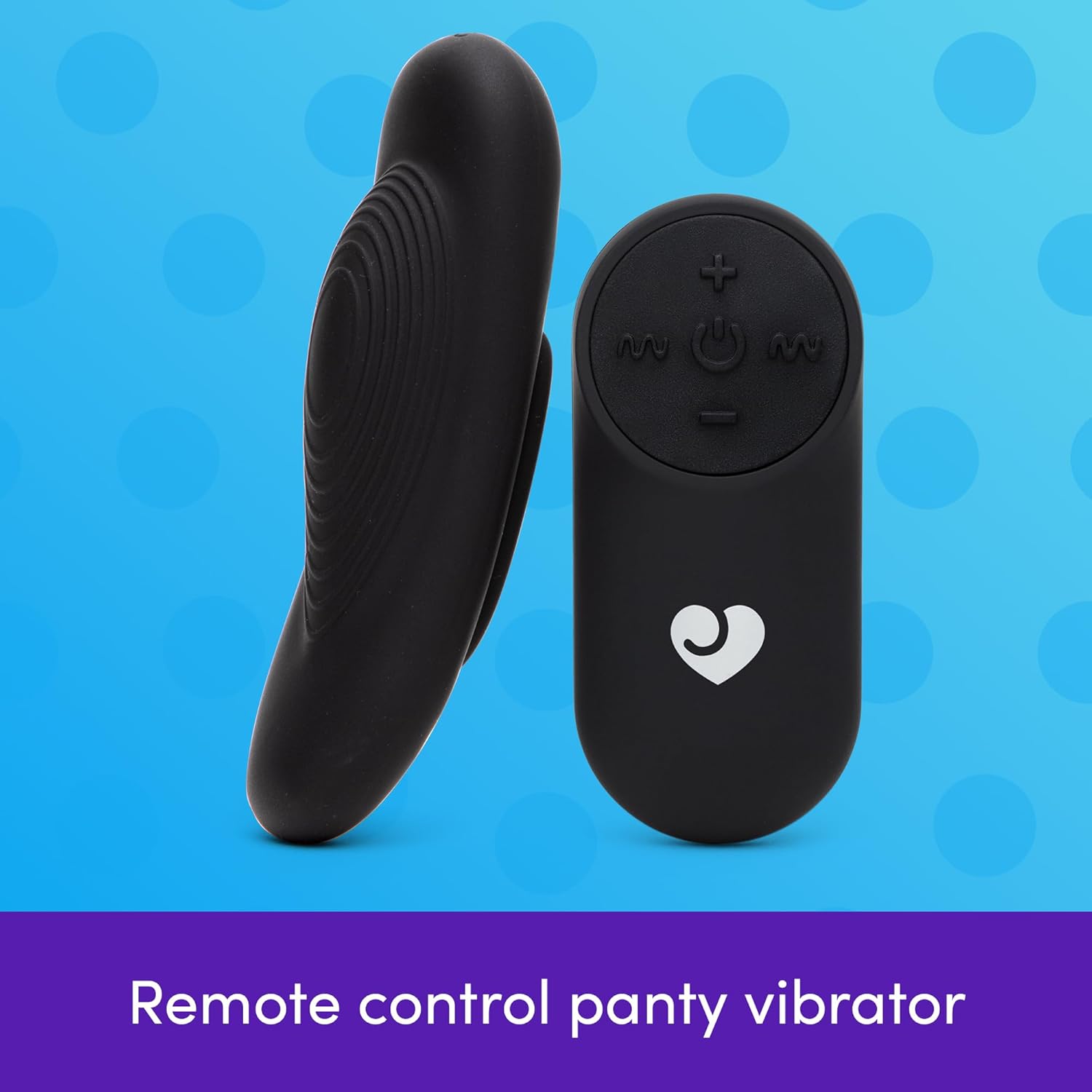 Wearable Panty Vibrator for Women - Remote Control Sex Toy for Couples - Discreet Clitoral Stimulator with 11 Vibration Modes - Silicone Clit Vibrator - Personal Massager Adult Toy - Black
