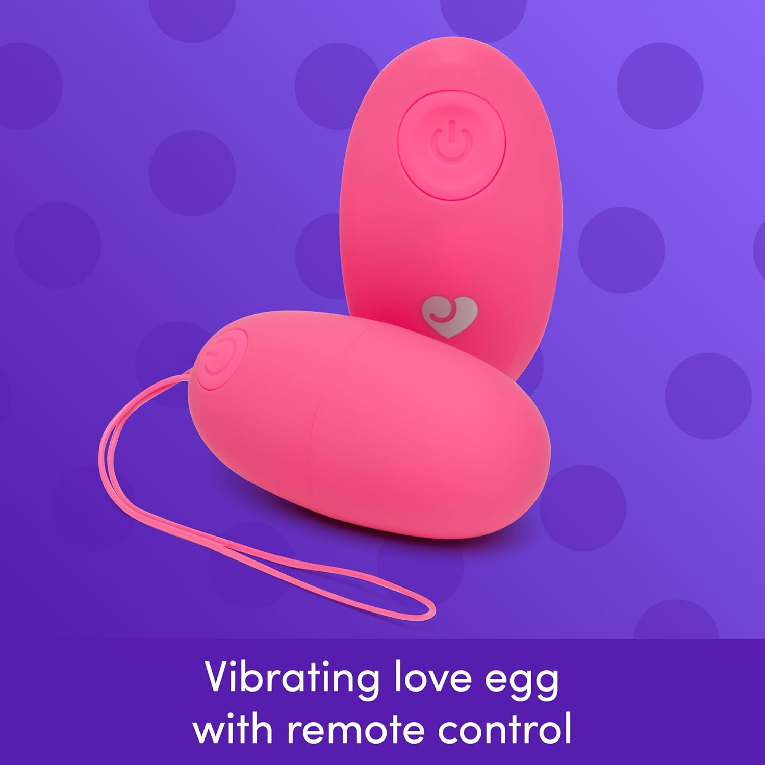 Secret Agent Remote Control Vibrator for G-Spot - Vibrating Love Egg Sex Toy for Women and Couples - 10 Vibration Modes - Rechargeable Wearable Adult Sex Toy for Couples - Pink