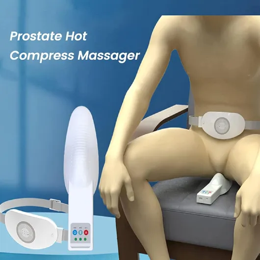 Prostate Treatment Device, Low Noise High Frequency Vibration Abdomen Physiotherapy Instrument, 3 Vibration Modes, for Relieve Dysuria, Urinary Frequency and Urgency