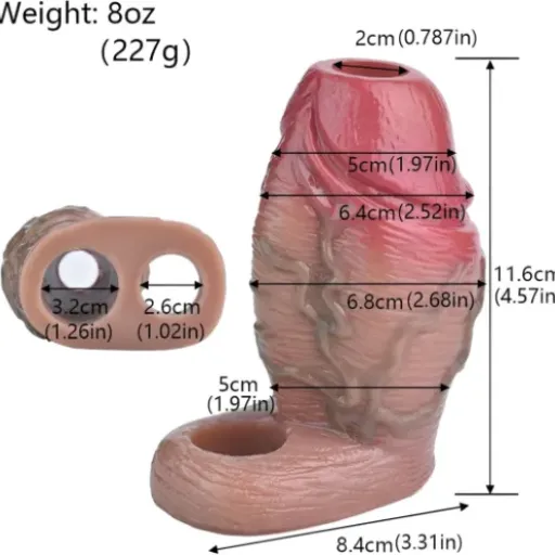 Extra-Wide 2.68in Penis Sleeve Review: a chunky girth boost if your length is enough