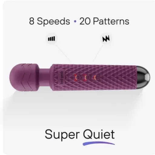 bed geek Wand Massager Review: small, strong, and a bit too many settings