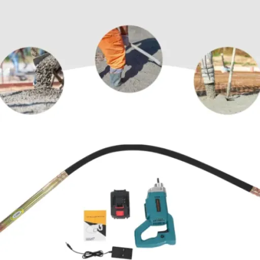 21V Brushless Cordless Concrete Vibrator Review: a no-name poker that actually gets the job done on small pours