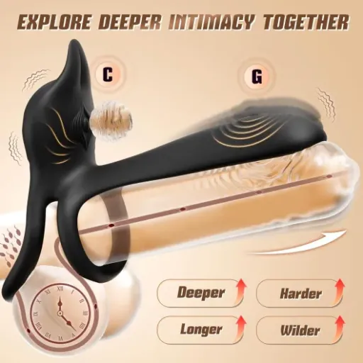 Domifo Vibrating Cock Ring Review: a long, app-controlled ring that’s more for her than for him