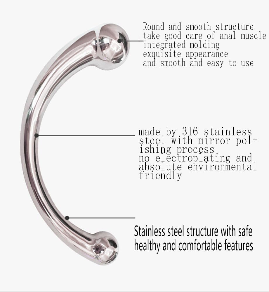 Pure G Spot Metal Wand Anal Prostate Massage Stick Polished Steel Massager Hard Dildo 690 G 691 G